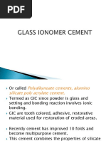 Glass Ionomer Cement