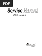 Alto A1000.4 Power Amp Service Manual PDF