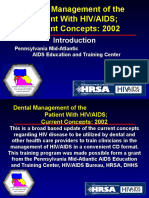 Dental Management of the Patient With HIVAIDS 2002.ppt