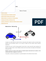 Relative Motion Ask Iit