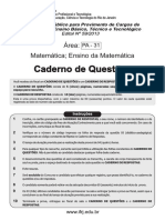 Prof. EBT.2013.Cad Questões PA-31