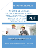 Informe de Visita de Reconocimiento y Plan de Trabajo RESORCORP.docx