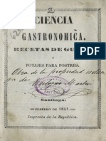 Ciencia Gastronómica 