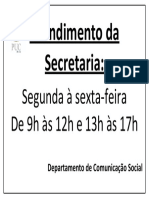 Atendimento Da Secretaria