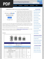 Compression Spring Calculator (Load Based Design