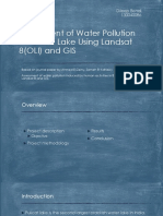 Assessment of Water Pollution in Pulicat Lake Using Remote Sensing