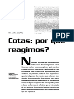 Cotas, Por Que Reagimos, Rita Laura Segato PDF