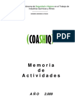 COASHIQ Memoria 2009