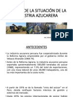 Análisis Situacional Industria Azucarera