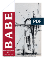 Babel - Revista Literaria Año 4, No. 7