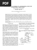 Model Predictive Control of A Crude Distillation Unit PDF