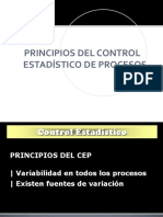 Principios del control estadístico de procesos (CEP