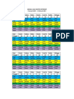 Jadwal Jaga Dokter Internsip Januari - April