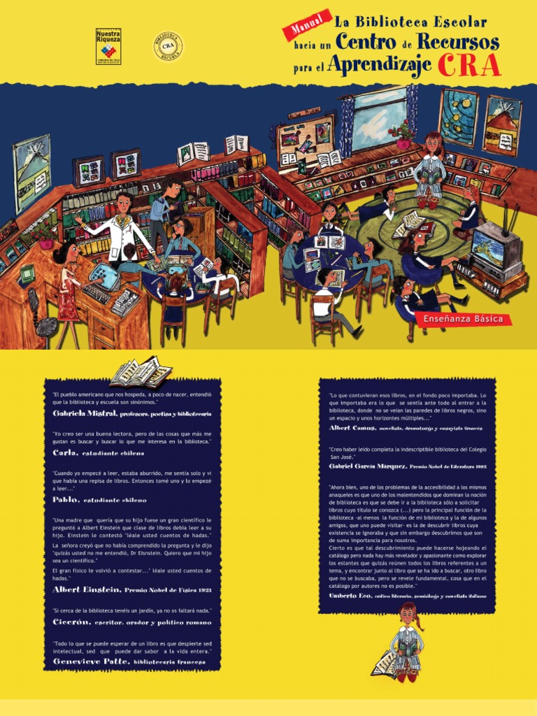 Transformación de Bibliotecas en CRA | PDF | Biblioteca escolar | Maestros