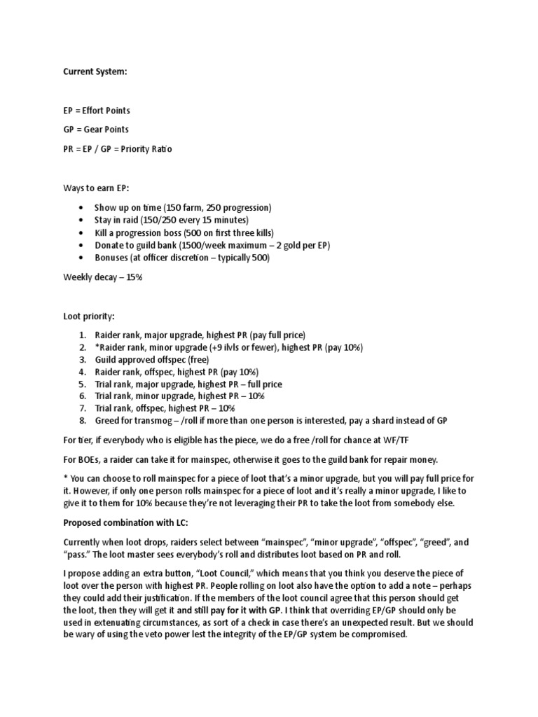 EPGP Proposal | PDF | Self-Improvement