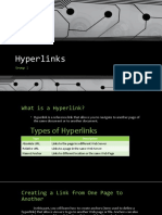 Hyperlinks - Types, Creation & Attributes