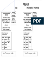 Prime Prime: Private and Training Private and Training