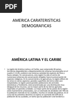 America Carateristicas Demograficas