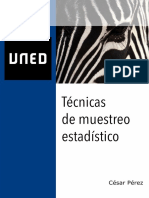 Técnicas de Muestreo Estadístico - Cesar Pérez PDF