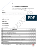 Inventario de Inteligencias Múltiples