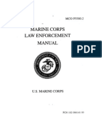 Marine Corps Law Enforcement Manual Overview