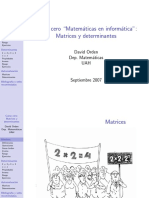 Matrices PDF