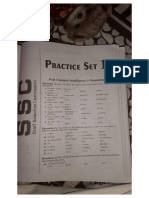 SSC CGL Practice Set 1 PDF