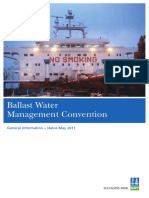 Ballast Water Management Convention - Status May 2011 - tcm4-479867