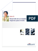 3. Desarrollo de Un Modelo de Negocios Para El Exito