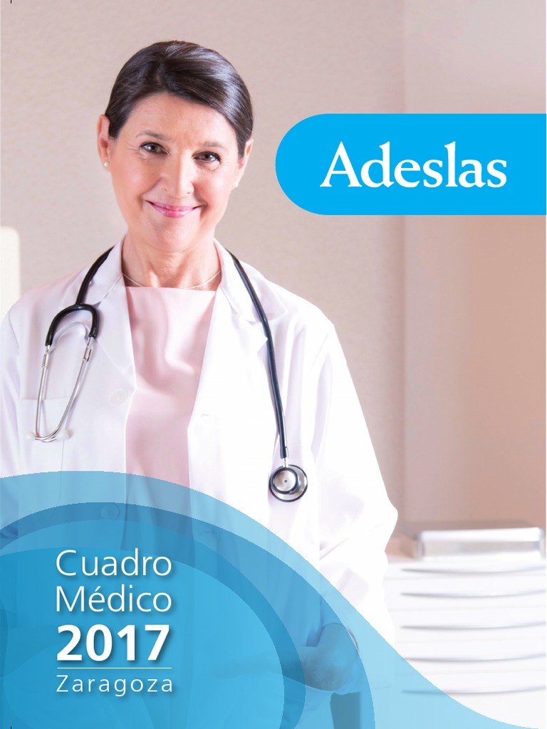 Cuadro Médico Adeslas Zaragoza 2017 | PDF | Radiología | Medicina