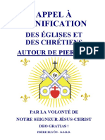 Appel a l Unification Des Eglises Autour de Pierre II