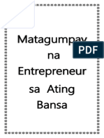 Matagumpay Na Entrepreneur Sa Ating Bansa