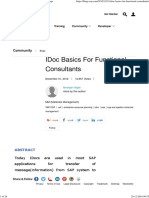 IDoc Basics For Functional Consultants - SAP Blogs