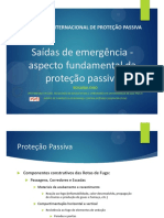 Saídas de emergência e proteção passiva em edifícios