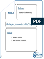 Oscilações e movimento ondulatório (Parte 1