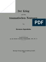 Hermann Oppenheim (Auth.) - Der Krieg Und Die Traumatischen Neurosen-Springer Berlin Heidelberg (1915)