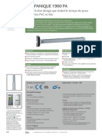 Documentation Tarif 2016 - ANTIPANIQUE 1900 PA