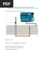 Flow Water With Arduino Uno