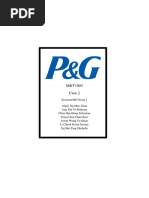 P and G Company Strategies and Challenge PDF