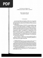 La Const. Política de La Rep. de Chile de 1980 y Su Reforma . Autor Sergio Carrasco D.