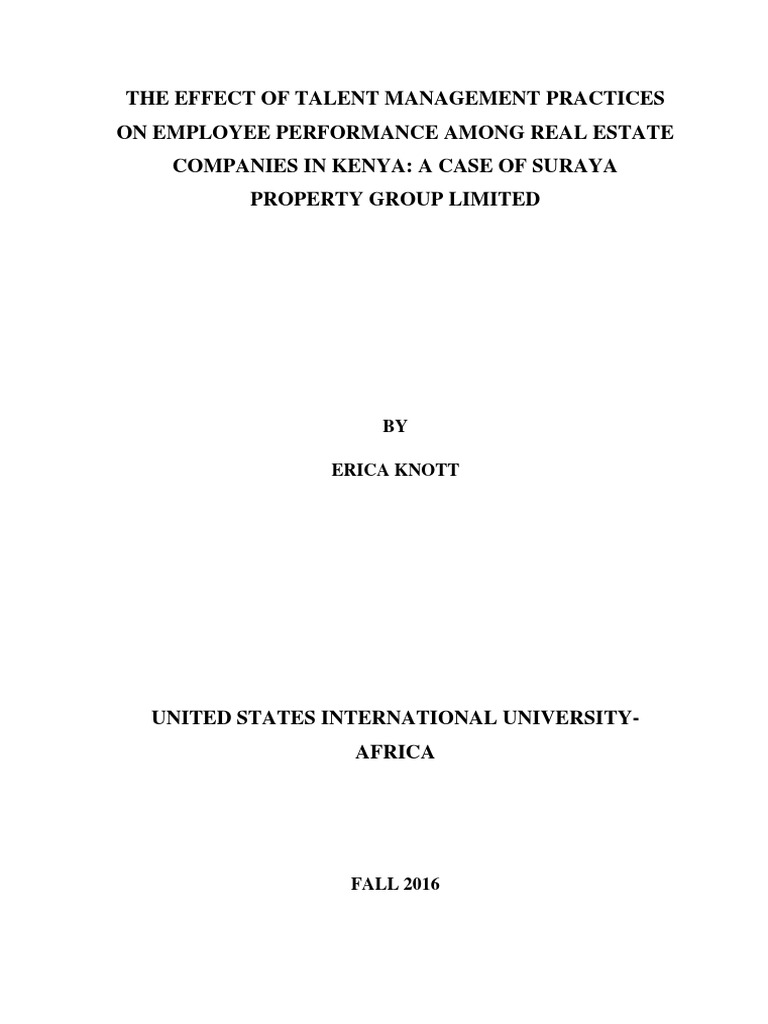 The Effect of Talent Management Practices | PDF | Talent Management ...
