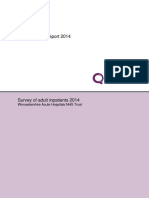 Patient Survey Report 2014: Worcestershire Acute Hospitals NHS Trust