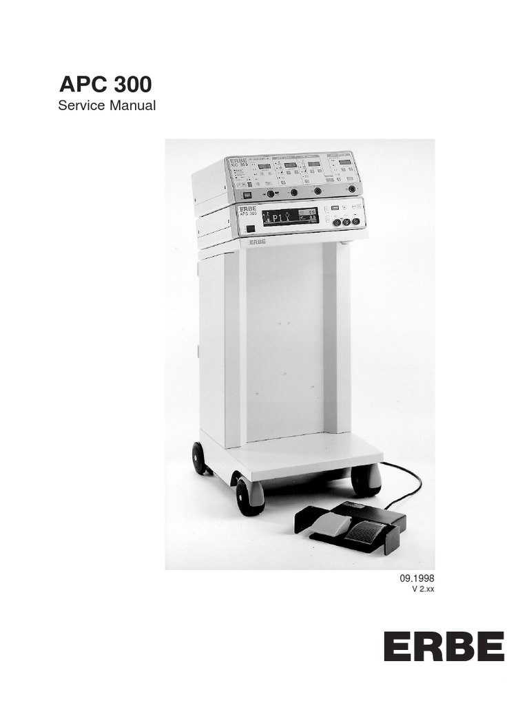 Erbe APC 300 ESU Service Manual PDF | PDF | Switch | Amplifier