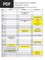 Academic Calendar 2017-18