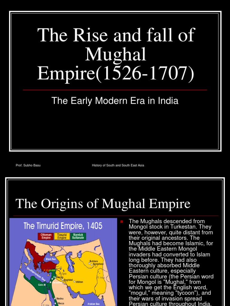 Rise and Fall of the Mughal Empire | PDF | Mughal Empire | Asia