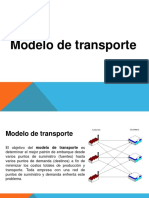 Modelo Del Transporte