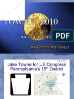 Jake Towne for US Congress PA-15 - Economy in Pictures (AUG 2010)