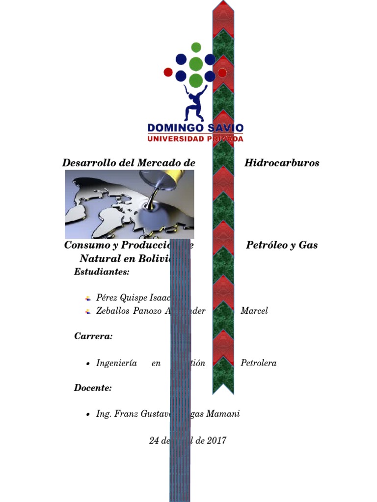 Producción de Petróleo y Gas en Bolivia | PDF | Refinería de petróleo ...