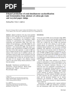 Ethanol Production of Semi-simultaneous Saccharification