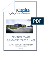 Final Scoping Application Submission Advanced Waste Management for the Act